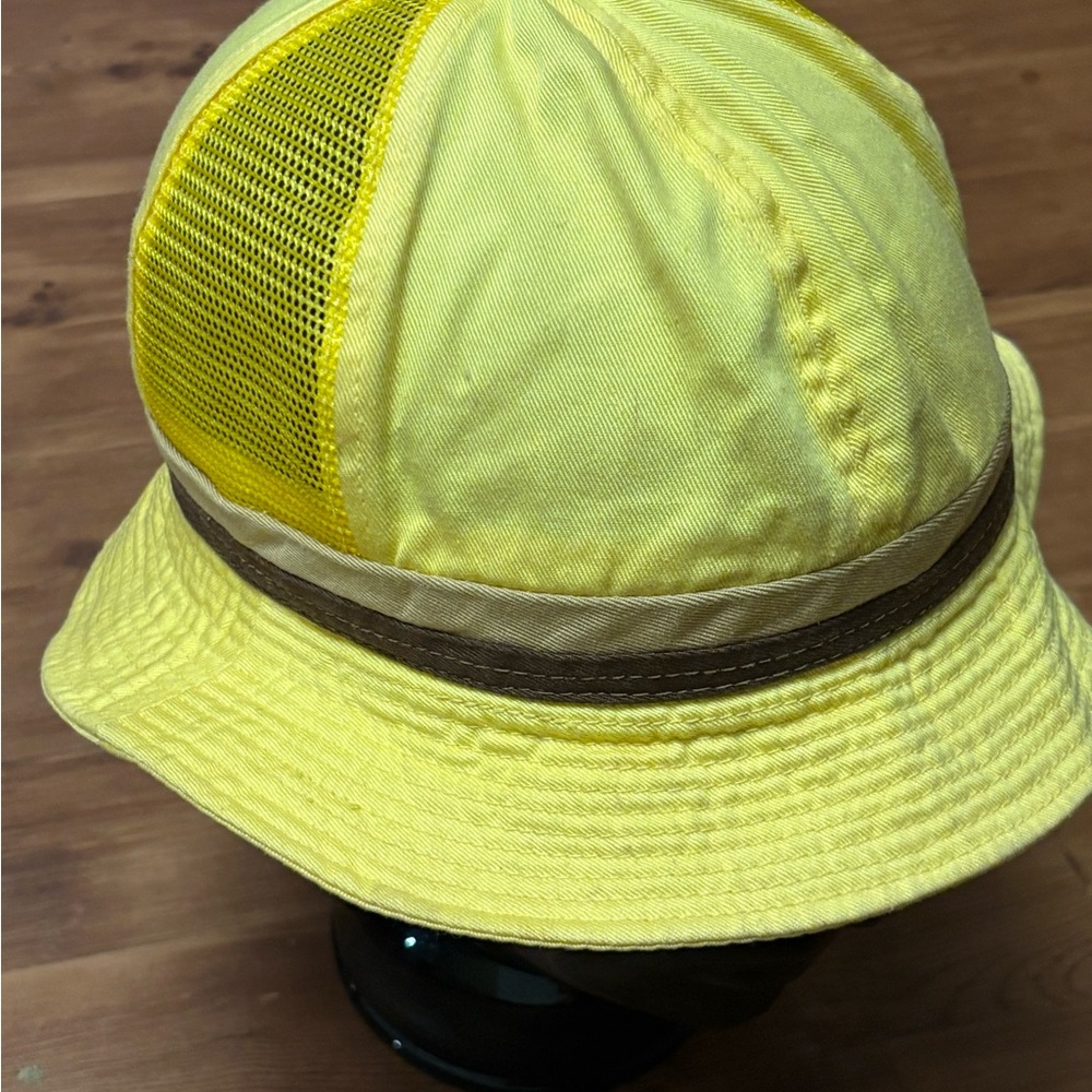 Old Vintage Yellow Tennis Hat